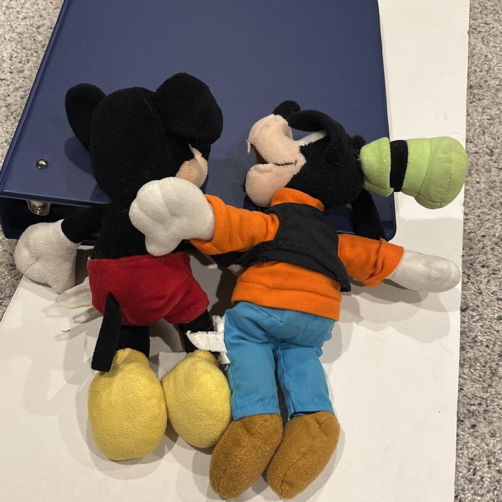 Mickey Mouse & Goofy Plush Toy Lot Authentic Disney Characters - Picture 6 of 6